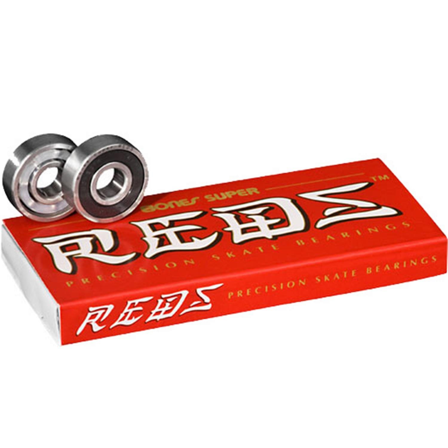 スケートボード　BONES REDS CERAMIC BEARINGS 正規品！ Amazon | BONES ベアリング SUPER REDS | BONES | ベアリング